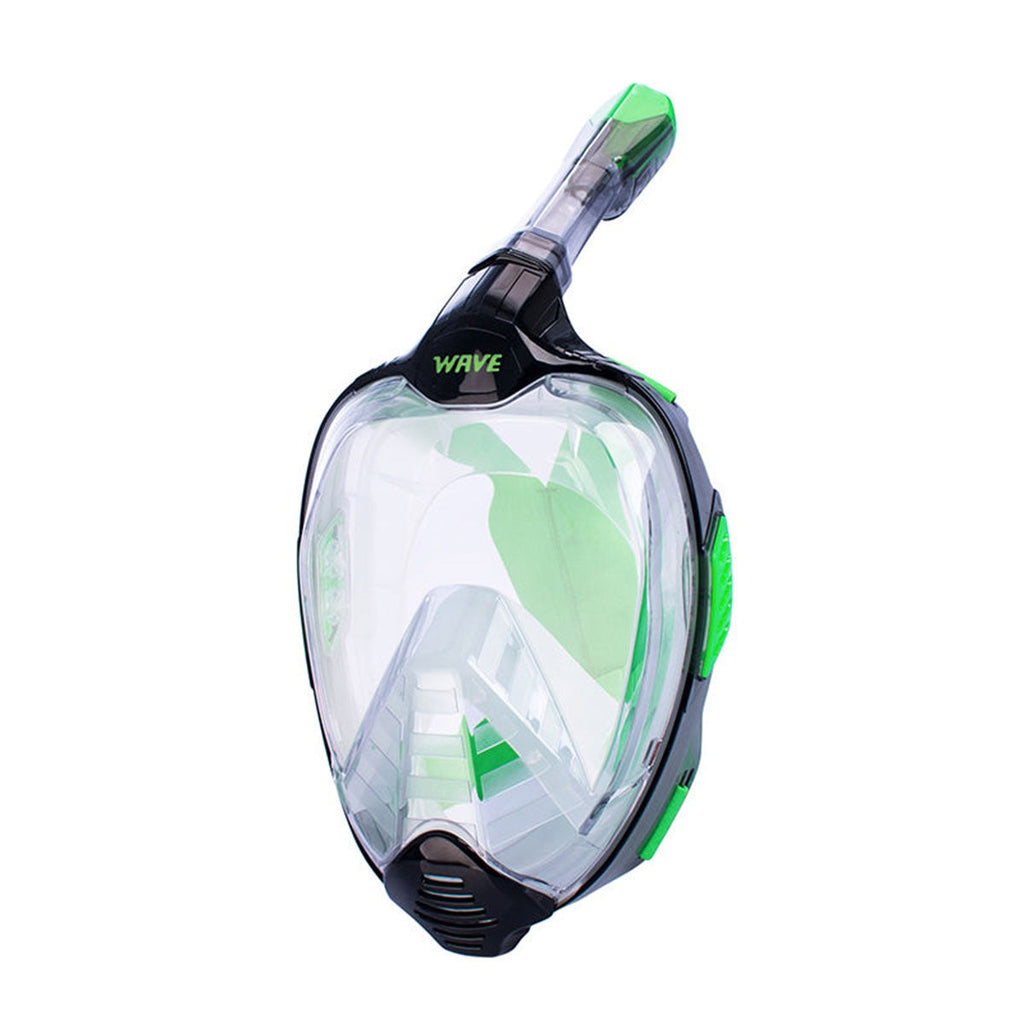 Wave Mask Mobile Wave Diving Mask Anti Fog Full Face Snorkel Mask Dry Top System 180 De