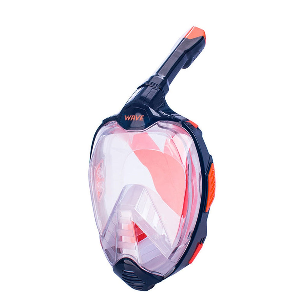 Wave Mask Mobile Wave Diving Mask Anti Fog Full Face Snorkel Mask Dry Top System 180 De